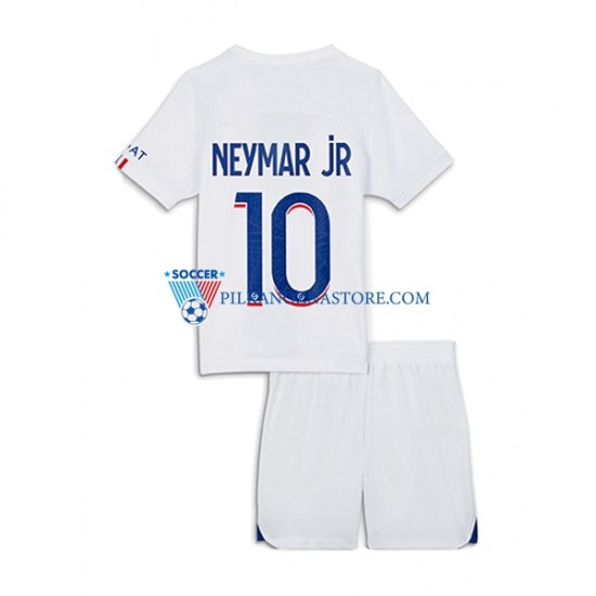 Paris Saint-Germain dla Dzieci Neymar Jr 10 Koszulka Trzeci 2022-2023 Krótkie Rękawy