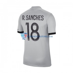 Paris Saint-Germain R.Sanches 18 Koszulka Męska Wyjazdowy 2022-2023 Krótkie Rękawy