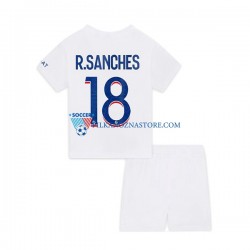 Paris Saint-Germain dla Dzieci R.Sanches 18 Koszulka Trzeci 2022-2023 Krótkie Rękawy