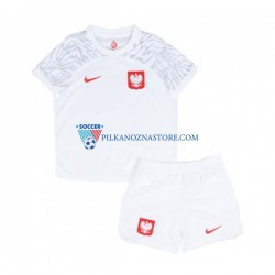 Polska dla Dzieci Koszulka Domowy MŚ 2022 Krótkie Rękawy