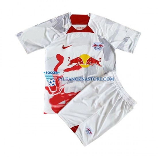 RB Leipzig dla Dzieci Koszulka Domowy 2022-2023 Krótkie Rękawy