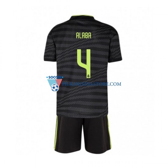 Real Madryt dla Dzieci David Alaba 4 Koszulka Trzeci 2022-2023 Krótkie Rękawy