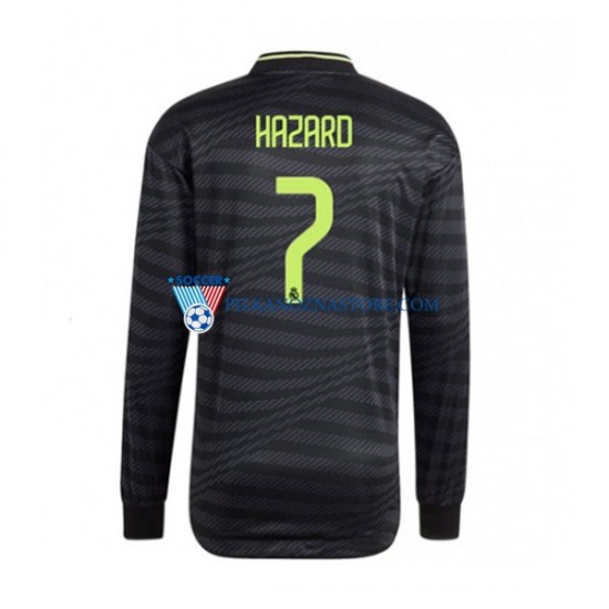Real Madryt Eden Hazard 7 Thrid Koszulka Męska 2022-2023 Długie Rękawy