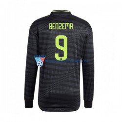 Real Madryt Karim Benzema 9 Koszulka Męska Trzeci 2022-2023 Długie Rękawy