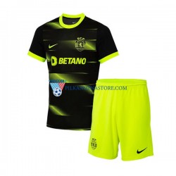 Sporting CP dla Dzieci Koszulka Wyjazdowy 2022-2023 Krótkie Rękawy