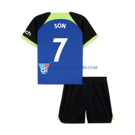 Tottenham Hotspur dla Dzieci Son Heung-min 7 Koszulka Wyjazdowy 2022-2023 Krótkie Rękawy