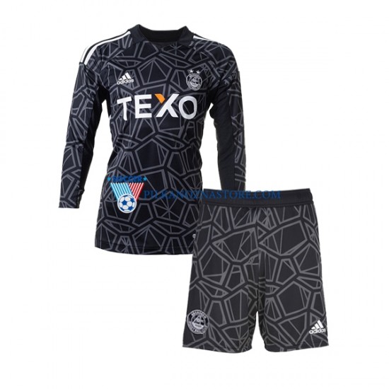 Strój Bramkarski Aberdeen dla Dzieci Koszulka Wyjazdowy 2022-2023 Długie Rękawy