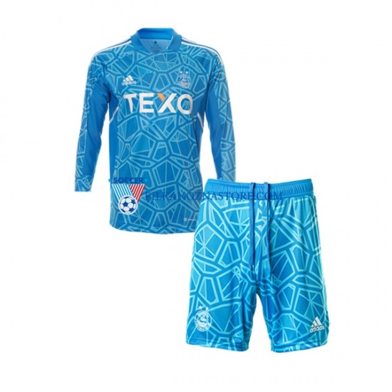 Strój Bramkarski Aberdeen dla Dzieci Koszulka Domowy 2022-2023 Długie Rękawy