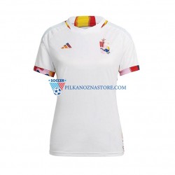 Belgia Koszulka Damska Wyjazdowy MŚ 2022 Krótkie Rękawy