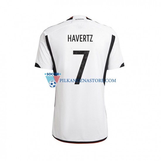 Niemcy Havertz 7 Koszulka Męska Domowy MŚ 2022 Krótkie Rękawy