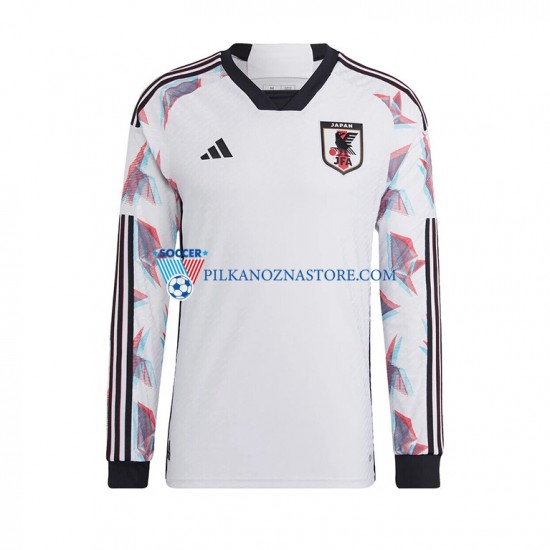 Japonia Koszulka Męska Wyjazdowy MŚ 2022 Długie Rękawy