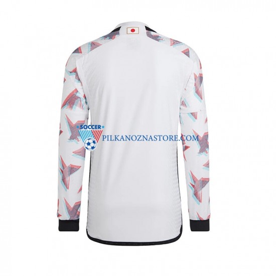 Japonia Koszulka Męska Wyjazdowy MŚ 2022 Długie Rękawy
