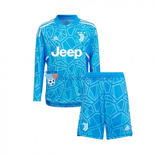 Strój Bramkarski Juventus dla Dzieci Koszulka Trzeci 2022-2023 Długie Rękawy