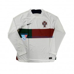 Portugalia Koszulka Męska Wyjazdowy MŚ 2022 Długie Rękawy