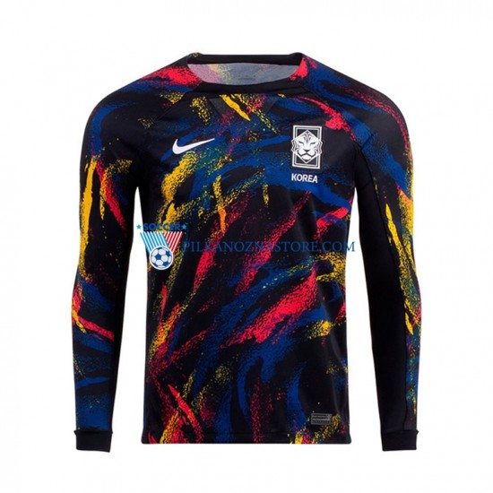 Korea Południowa Koszulka Męska Wyjazdowy MŚ 2022 Długie Rękawy