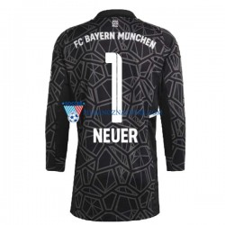 Strój Bramkarski Bayern Monachium Manuel Neuer 1 Koszulka Męska Wyjazdowy 2022-2023 Długie Rękawy