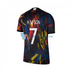 Korea Południowa Son Heung-min 7 Koszulka Męska Wyjazdowy MŚ 2022 Krótkie Rękawy