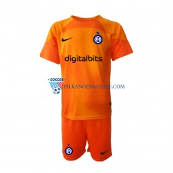 Strój Bramkarski Inter Mediolan dla Dzieci Koszulka Czwarty 2022-2023 Krótkie Rękawy