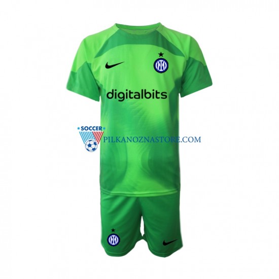 Strój Bramkarski Inter Mediolan dla Dzieci Koszulka Trzeci 2022-2023 Krótkie Rękawy