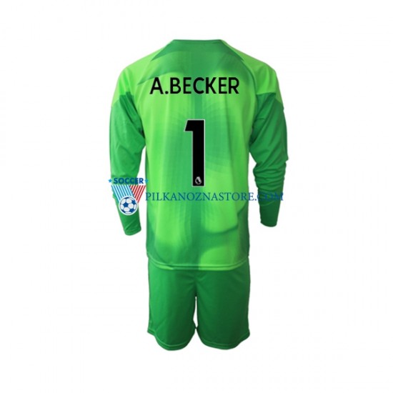 Strój Bramkarski Liverpool dla Dzieci A.Becker 1 Koszulka Trzeci 2022-2023 Długie Rękawy