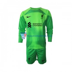 Strój Bramkarski Liverpool dla Dzieci Koszulka Trzeci 2022-2023 Długie Rękawy