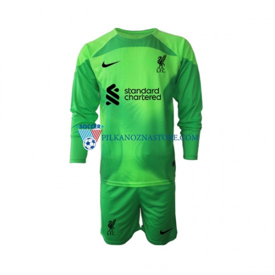 Strój Bramkarski Liverpool dla Dzieci Koszulka Trzeci 2022-2023 Długie Rękawy