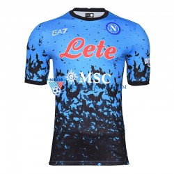 Napoli Halloween Koszulka Męska Domowy 2022-2023 Krótkie Rękawy