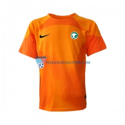 Strój Bramkarski Arabia Saudyjska Koszulka Męska Wyjazdowy MŚ 2022 Krótkie Rękawy