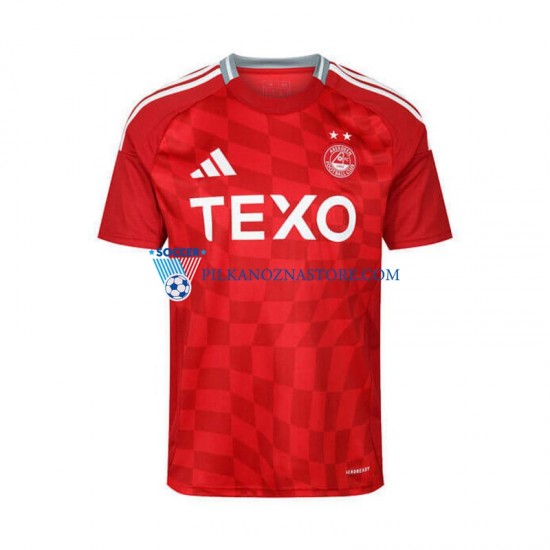 Aberdeen Koszulka Męska Domowy 2024-2025 Krótkie Rękawy