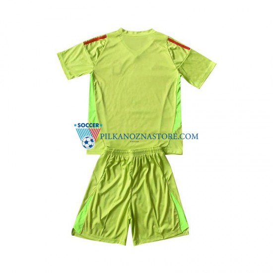 Strój Bramkarski Argentyna dla Dzieci Koszulka Wyjazdowy 2024 Krótkie Rękawy