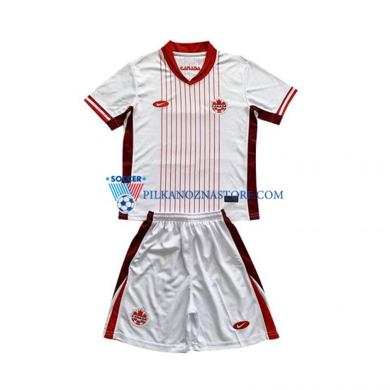 Kanada dla Dzieci Koszulka Wyjazdowy 2024 Krótkie Rękawy