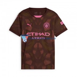 Strój Bramkarski Manchester City Koszulka Męska Domowy 2024-2025 Krótkie Rękawy