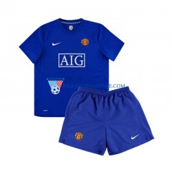 Manchester United dla Dzieci Retro Koszulka Wyjazdowy 2008 Krótkie Rękawy