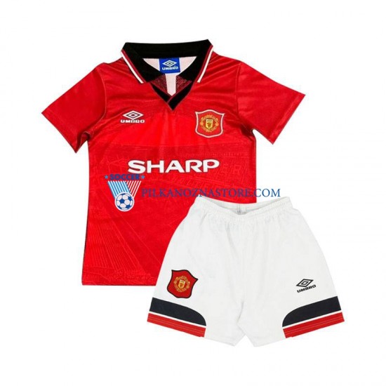 Manchester United dla Dzieci Retro Koszulka Domowy 1994 Krótkie Rękawy