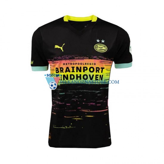 PSV Eindhoven Koszulka Męska Wyjazdowy 2024-2025 Krótkie Rękawy