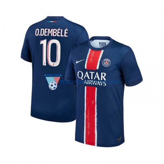 Paris Saint-Germain Ousmane Dembele 10 Koszulka Męska Domowy 2024-2025 Krótkie Rękawy