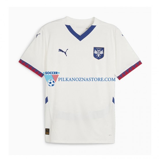 Serbia Koszulka Męska Wyjazdowy 2024-2025 Krótkie Rękawy