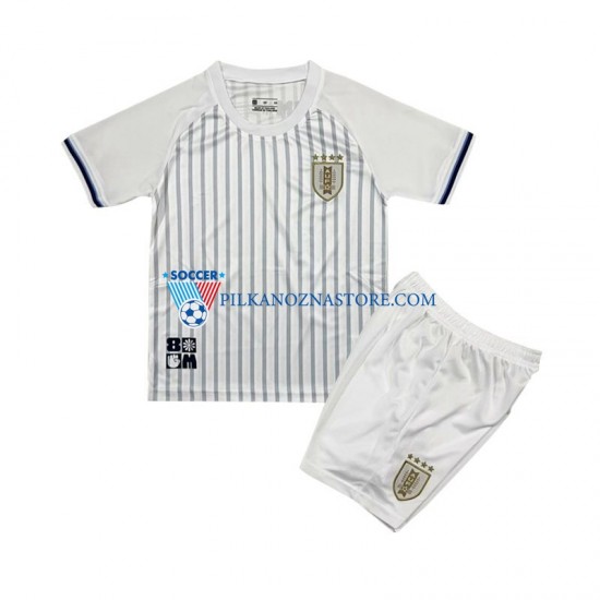 Urugwaj dla Dzieci Koszulka Wyjazdowy 2024 Krótkie Rękawy